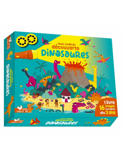 MON COFFRET DECOUVERTE DINOSAURES - COFFRET LAMPE
