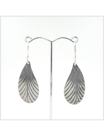 Boucles d'oreilles en argent massif