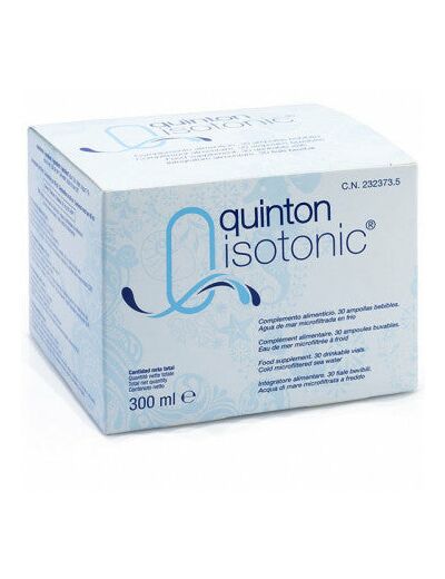 Quinton Isotonic buvable-30 ampoules-Laboratoire Quinton