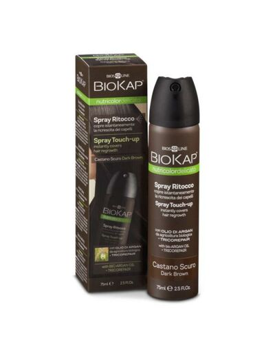 Spray retouche châtain foncé-75ml-Biokap
