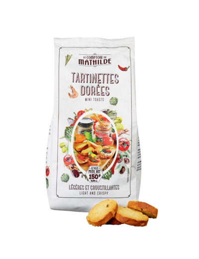 Tartinettes Dorées 150G