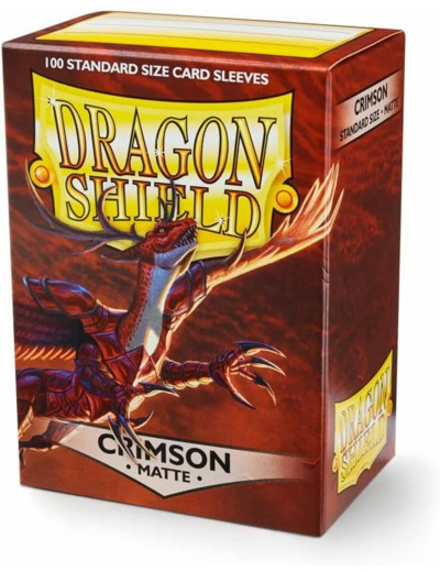 Dragon Shield Matte : Crimson