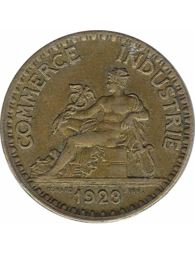 FRANCE 2 FRANCS DOMARD 1923 TTB