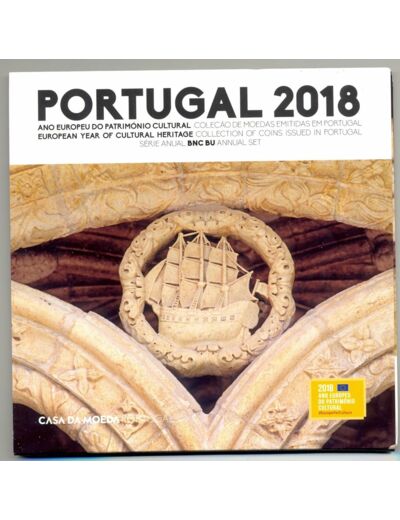 PORTUGAL 2018 SERIE 8 MONNAIES B.U RARE TIRAGE 8000 Ex