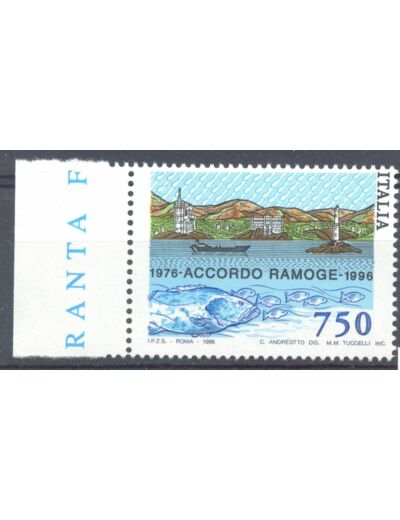 ITALIE 750 LIRE 1996 YVERT 2167 NEUF