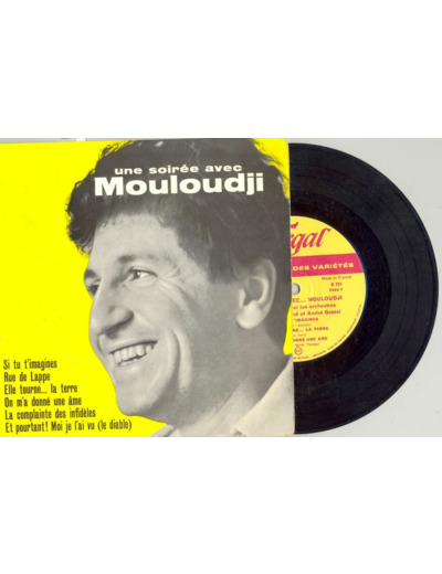 45 Tours MOULOUDJI "SI TU T'IMAGINE" / "RUE DE LAPPE"