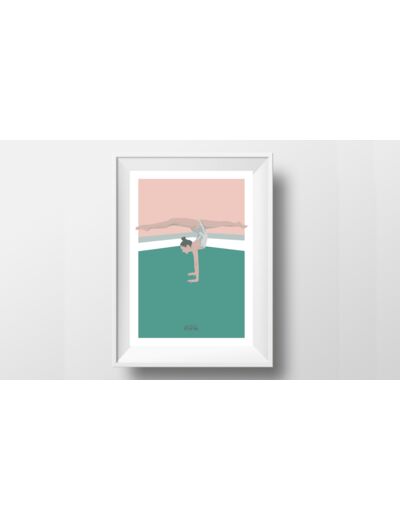 Affiche Gymnastique "Au sol"