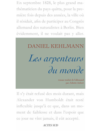 LES ARPENTEURS DU MONDE