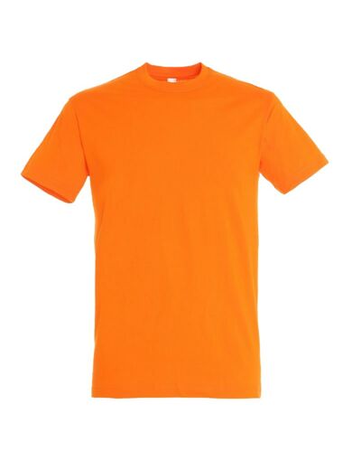 T-shirt orange (100% coton)