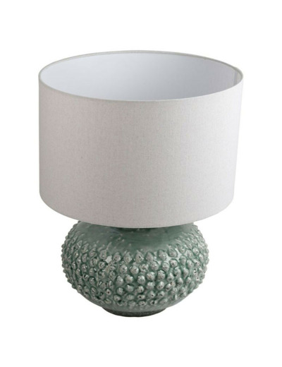 Lampe céramique Prasline verte 42x57cm