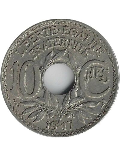 FRANCE 10 CENTIMES LINDAUER 1917 TTB+