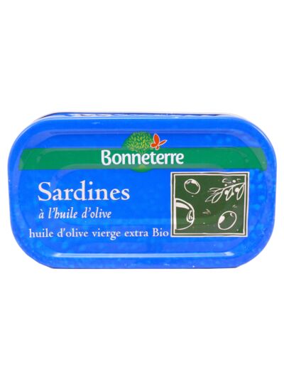 Sardines à l'Huile d'Olive Bio 69g