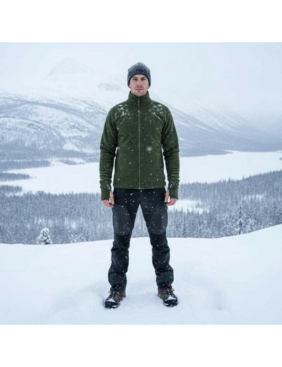 Gilet Eminence TECH+ 400 : laine mérinos et fibres tech pour une chaleur optimale