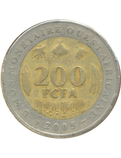B.C.E.A.O. 200 FRANCS 2005 TB+