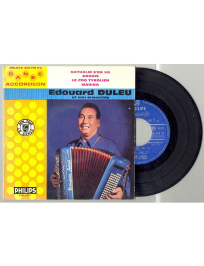 45 Tours EDOUARD DULEU "NATHALIE S'EN VA" / "LE COQ TYROLIEN"
