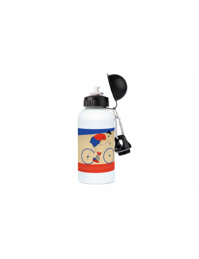 Gourde aluminium Cyclisme "Monsieur Vélo" - Personnalisable