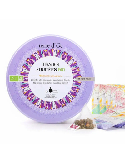 COFFRET DE 40 TISANES FRUITÉES