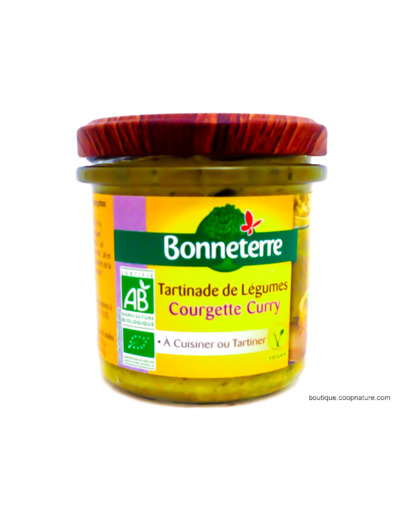 Tartinade de Légumes Courgette Curry Bio 135g