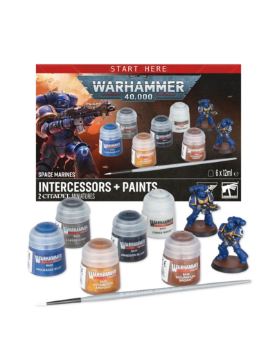 Warhammer 40 000 - Intercessors + Paints