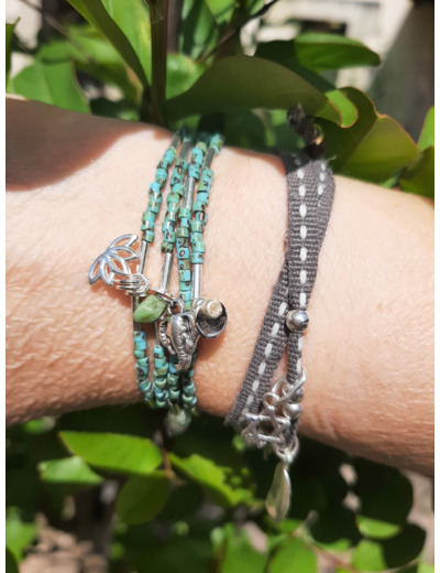 BRACELET MULTIRANGS LOTUS BLUE