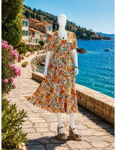 robe coton froissé JOLIE JULIE