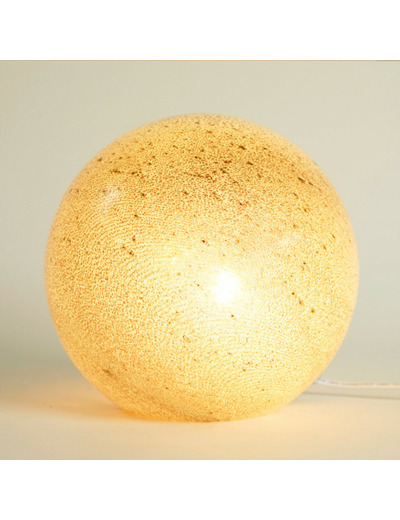 Lampe boule Galaxie orange 24x24x23cm
