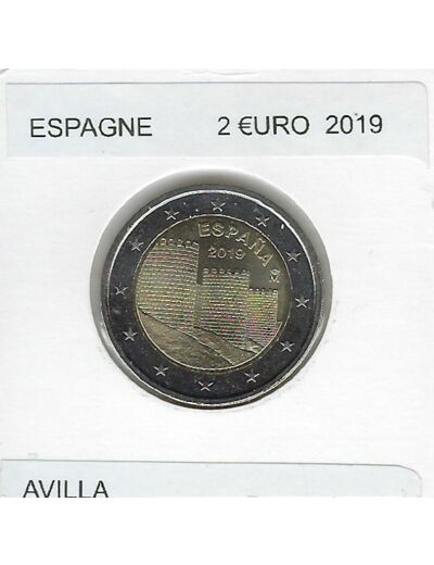 ESPAGNE 2019 2 EURO COMMEMORATIVE AVILLA SUP