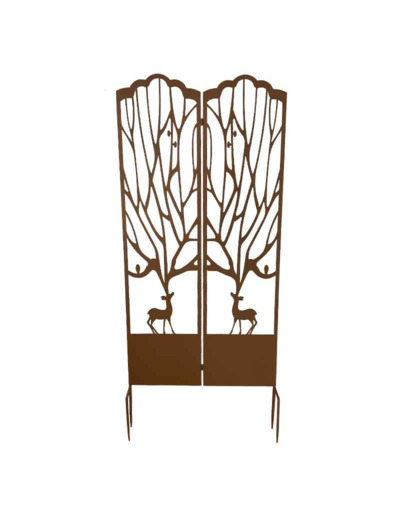 Double treillage chevreuil 61x10x140cm