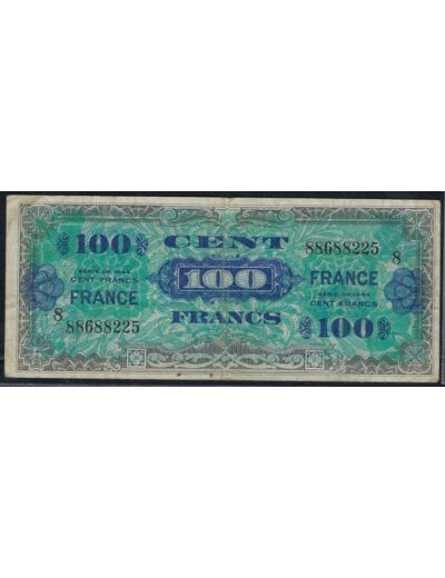 FRANCE 100 FRANCS Type FRANCE 1945 SERIE 8 TB+ 225