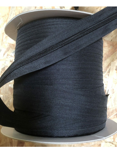 Rouleau Fermeture à glissière Blanc 6mm 100m Curseurs non monté RVMW-N5-501