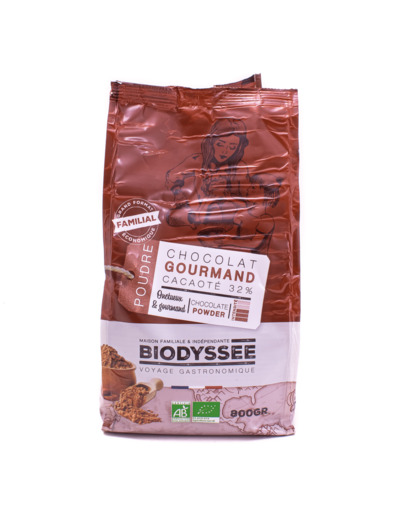 Poudre de Chocolat Gourmand Cacaoté Bio 800g