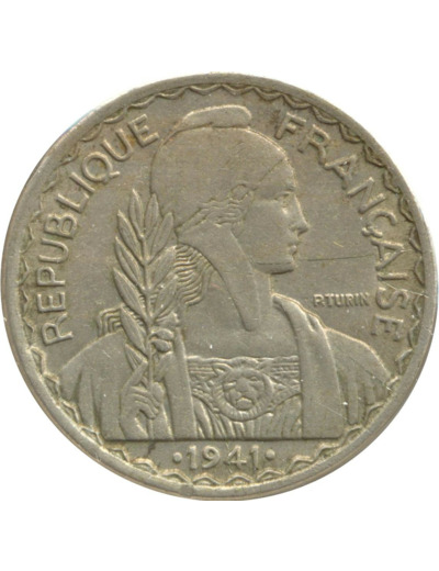 INDOCHINE 20 CENT 1941 S TTB