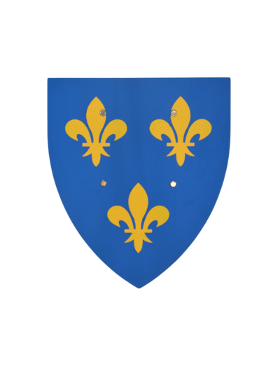 L'écu du Chevalier et de la Princesse - 3 fleurs de lys