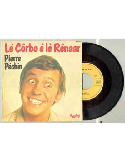 45 Tours PIERRE PECHIN "LE CORBO E LE RENAAR" / "DRACULA"