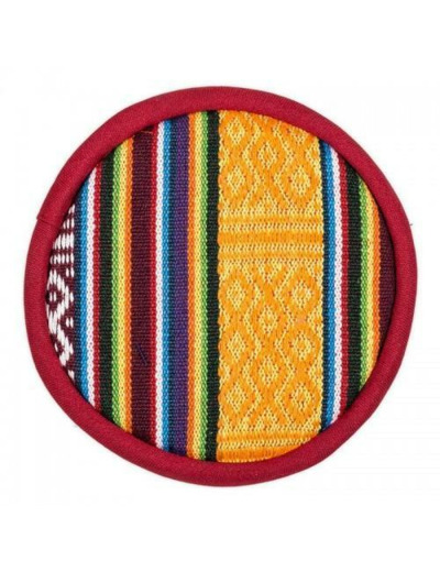 Coussin pour bol chantant tibétain design tribal (grand)