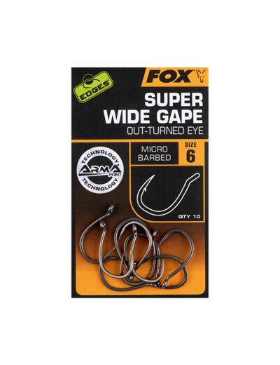 hook super wide gape out turned