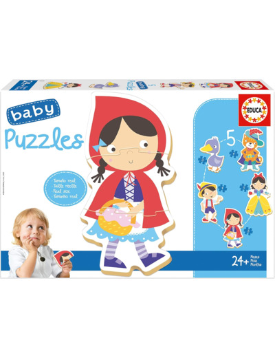 Educa - Baby Puzzles Il était Une Fois, Ensemble de 5 Puzzles de bébé