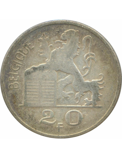 BELGIQUE 20 FRANCS 1950 FR TB+