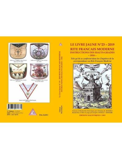 Le Livre Jaune N°23 - 2019