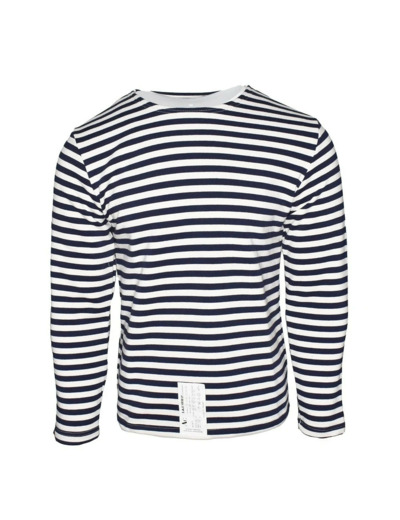 Marinière russe Telnyashka Hiver manches longues en coton épais 300 g/m²