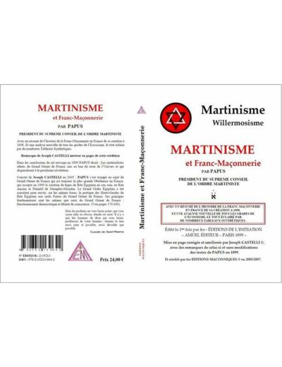Martinisme et Franc-Maçonnerie