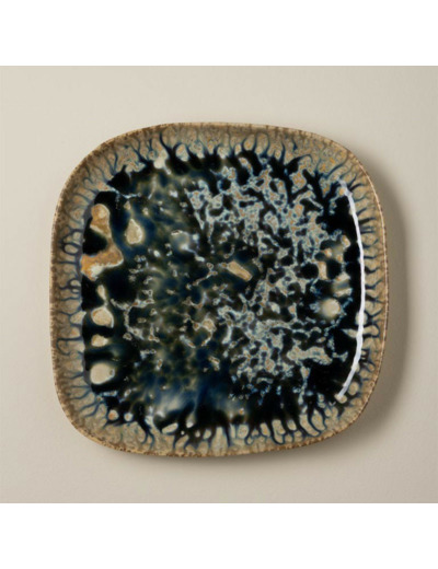 Assiette céramique Intense bleu foncé 3x28x28cm