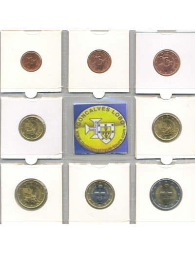 CHYPRE 2010 SERIE 8 MONNAIES SUP