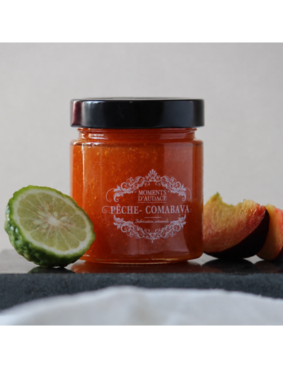 Confiture Pêche Combava 250G