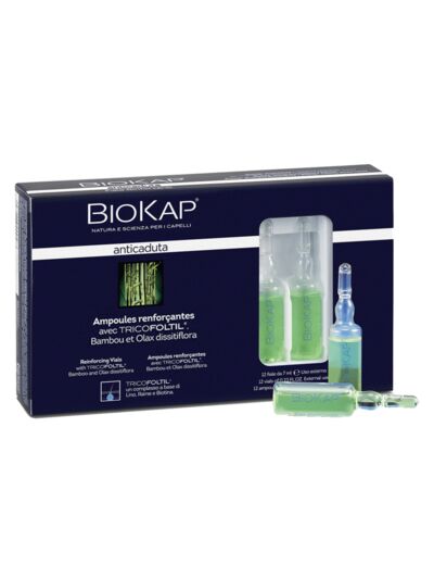 Cure renforçantes anti chute-12 ampoules-Biokap