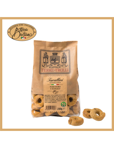 Tarallini tomate et basilic 230g