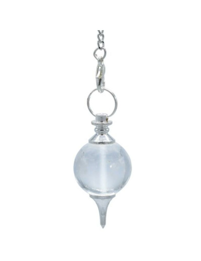 Pendule sphérique en Cristal roche
