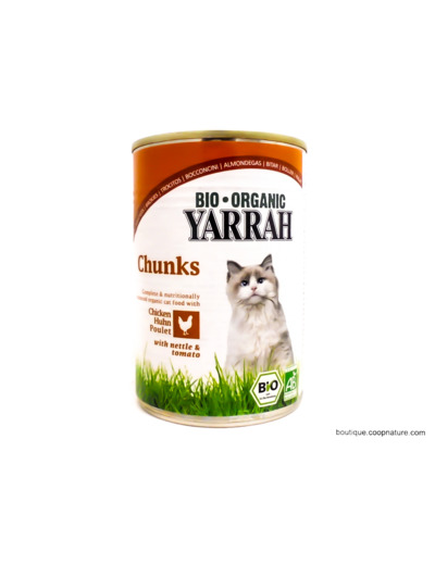 Chats Pâté au Poulet Bio 405g