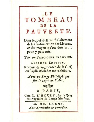 LE TOMBEAU DE LA PAUVRETÉ