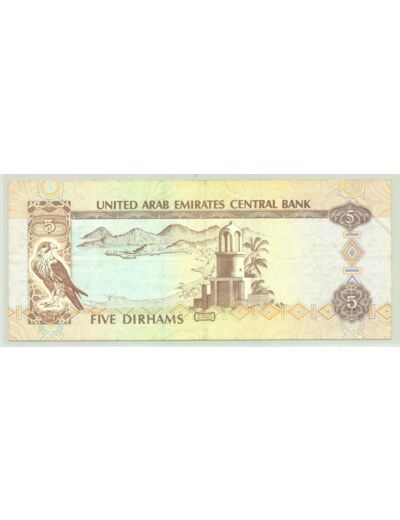 EMIRATS ARABES UNIS 5 DIRHAMS 2000 TTB